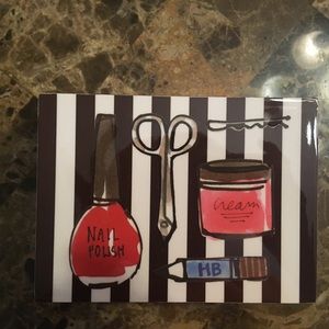 Henri Bendel Lacquer Jewelry Cosmetics Box